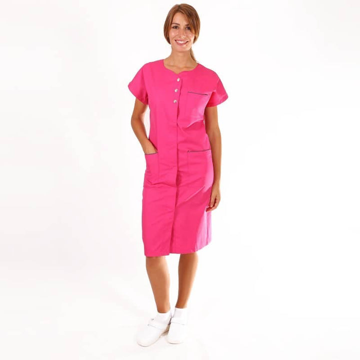 blouse de travail femme rose Manelli