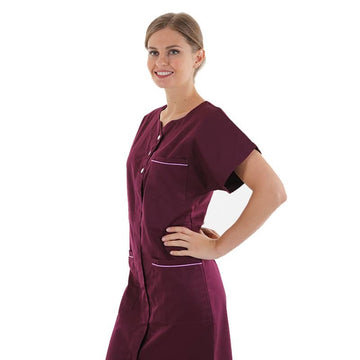blouse médicale prune valia