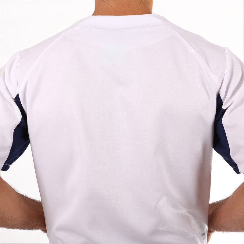Tunique médicale homme  blanc et marine