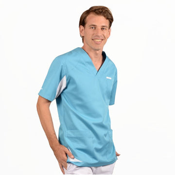 tunique medicale Lafont bleu ciel