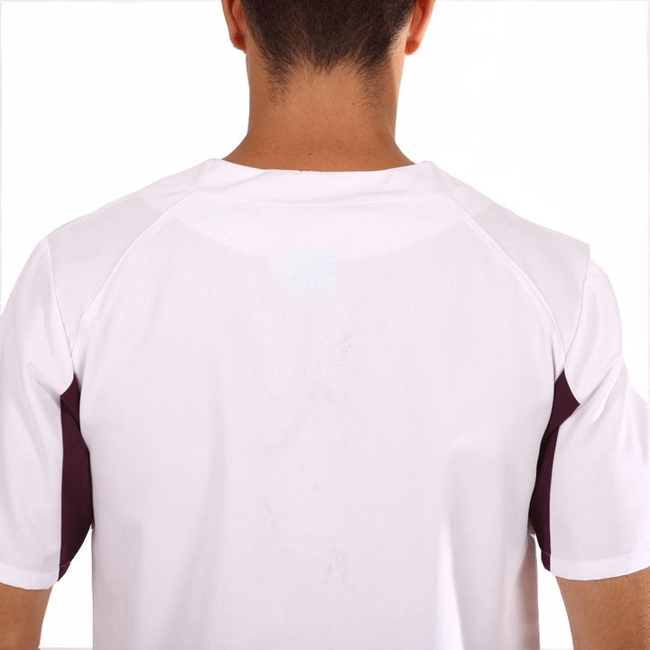 tunique medicale Lafont blanc prune