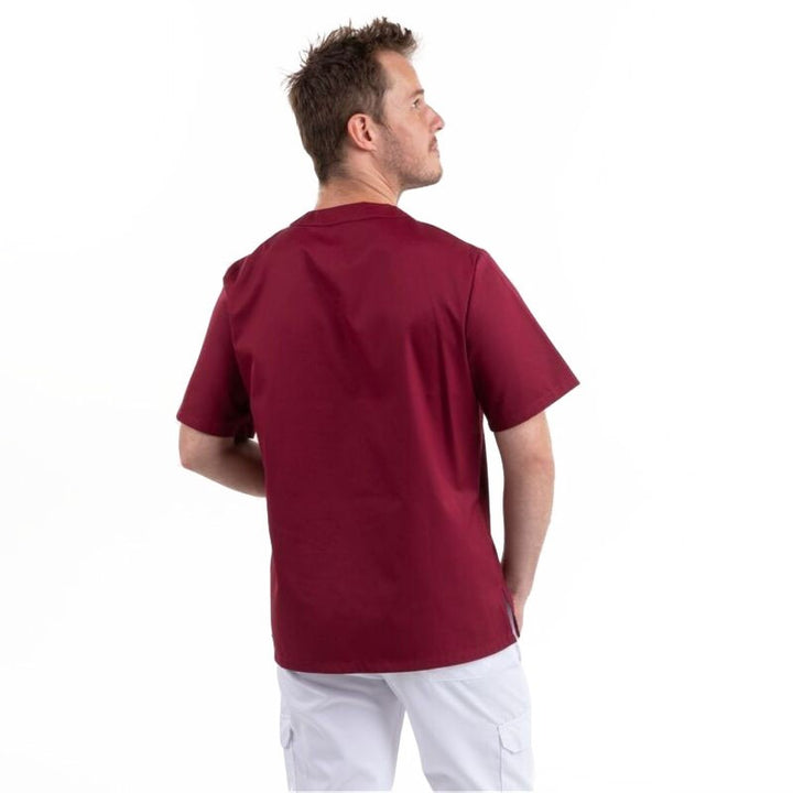 tunique manche courte bordeaux