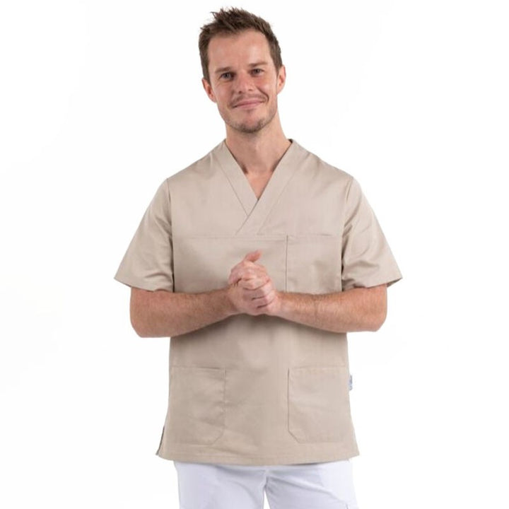 tunique medicale mixte beige
