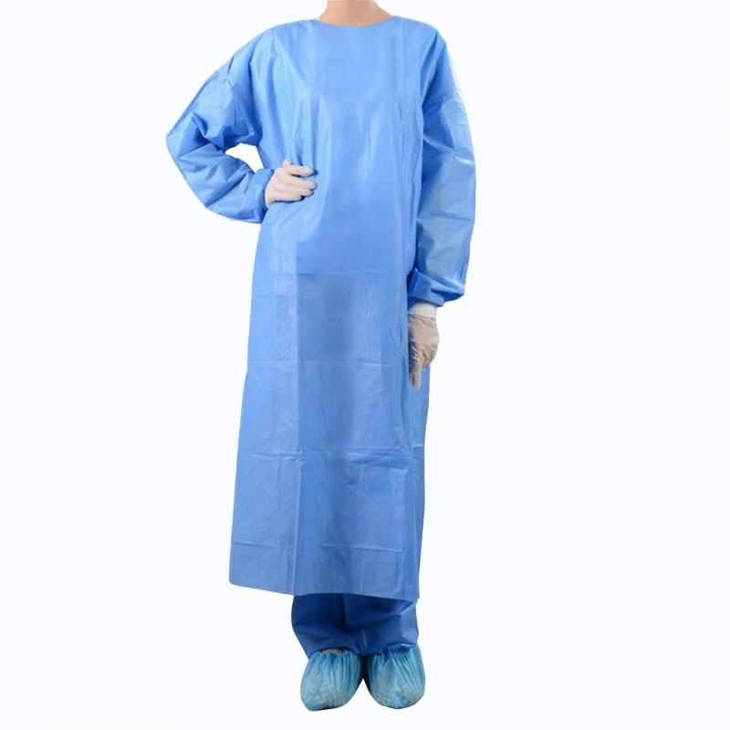 Surblouse médicale Jetable bleue en PP (lot de 50 pcs)