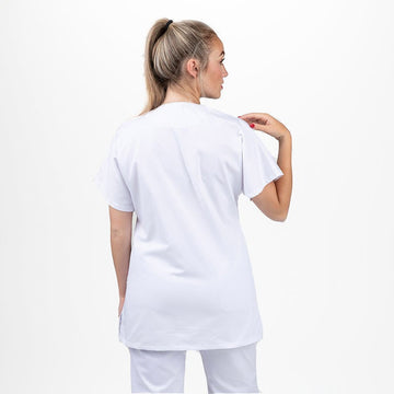 Blouse d'esthéticienne classique - MANELLI - manches courtes