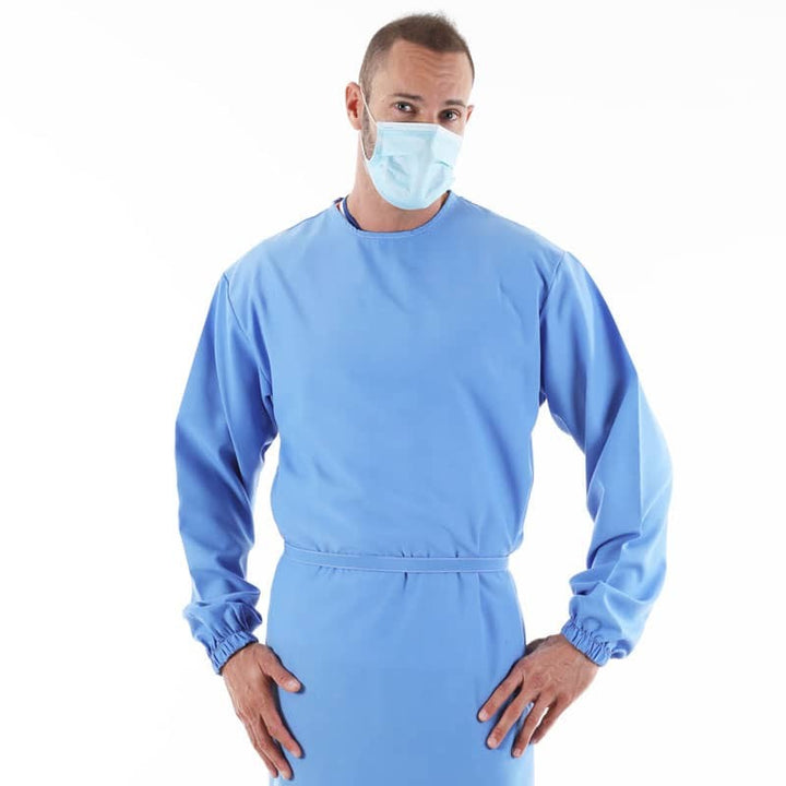 Surblouse Antisalissure Bleue Lavage Industriel à 75°