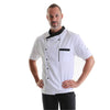 Veste de Cuisine Homme Masterchef Blanc et Noir MC - MANELLI
