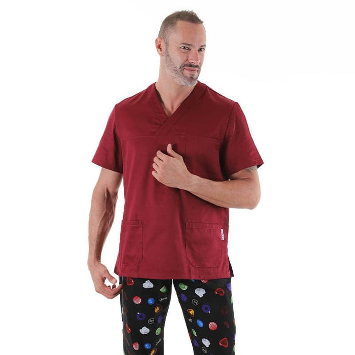 tunique athena bordeaux mixte Manelli