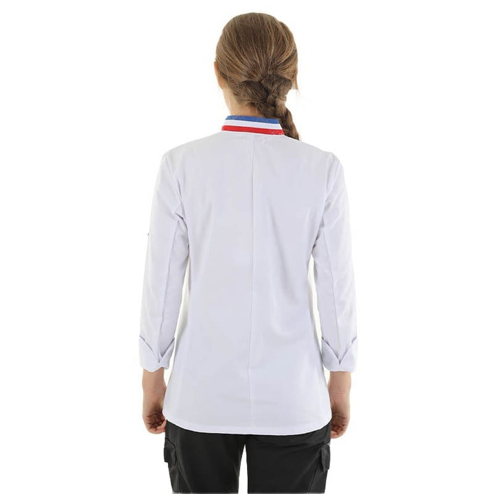 veste de cuisine drapeau français Manelli