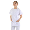 Blouse Médicale Blanche Asymétrique Lavable à 75° - MANELLI