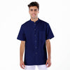 Blouse Médicale Homme Bleu Lavable à 60° - MANELLI