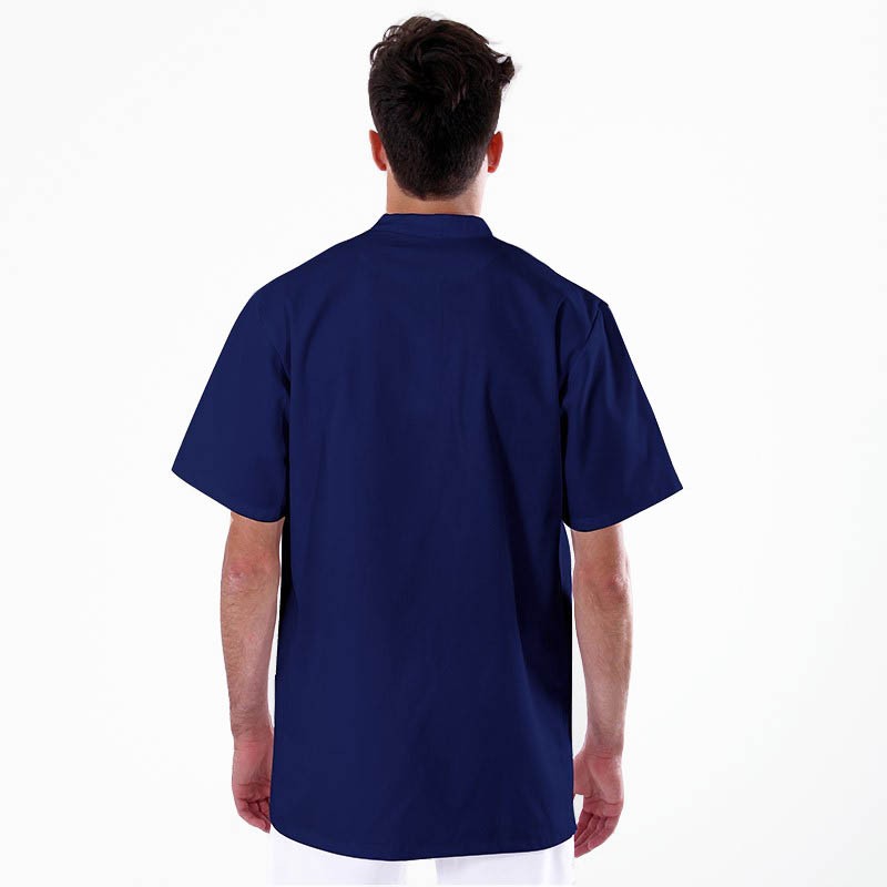 Dos Blouse Médicale Homme Bleu Lavable à 60°- MANELLI