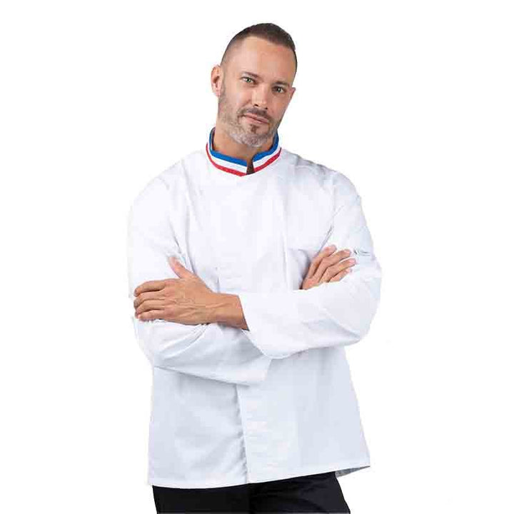 Veste de pâtissier & boulanger MOF - MANELLI - tricolore