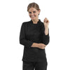 Veste de Cuisine Femme Noire Dos Aéré Manches Longues - MANELLI