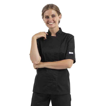 Veste de cuisine Lady face manches courtes dos aéré Manelli