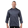 Veste de Cuisine Homme Épaule Aérée Grise - MANELLI