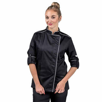 Veste de Cuisine femme avec possibilité de retrousser les manches