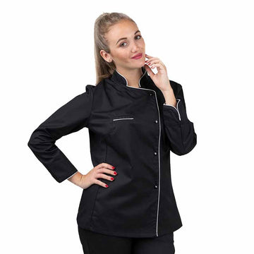 Vestes de cuisine femme argent