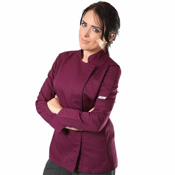 veste de cuisine prune femme Manelli