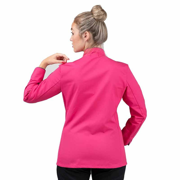 Veste de Cuisine Femme Liseré Gris Manelli avec oeillet d'aération