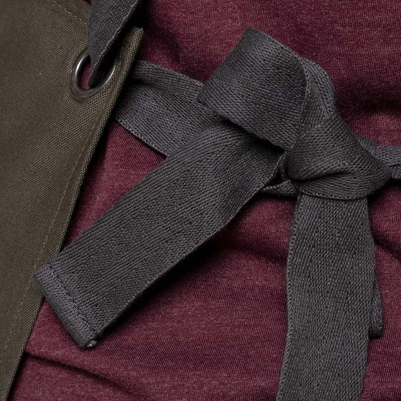 Tablier avec lien à nouer disponible en 3 couleurs