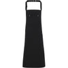 Tablier à Bavette Chino Noir 100% Coton - PREMIER