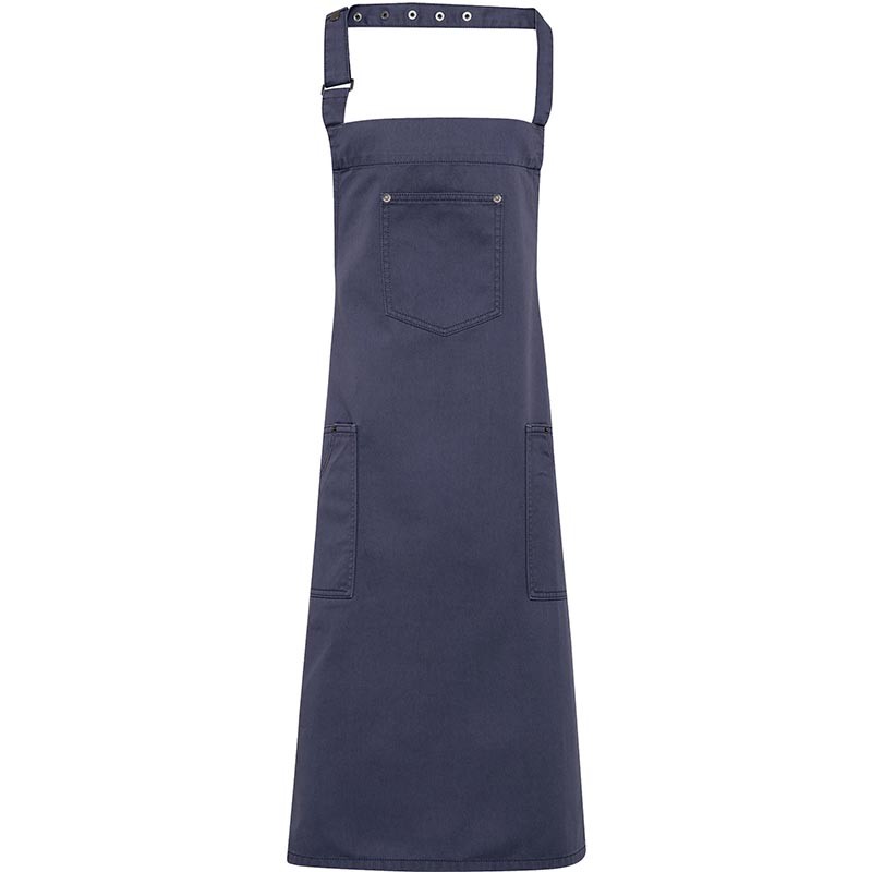 tablier toptex couleur acier tendance chino