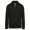 Cardigan Homme Pull Zip Doublé Polaire Noir - TOPTEX