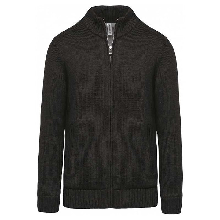 Cardigan gris doublé polaire TOPTEX