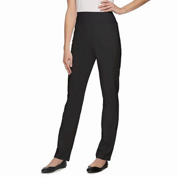 pantalon noir en jersey femme