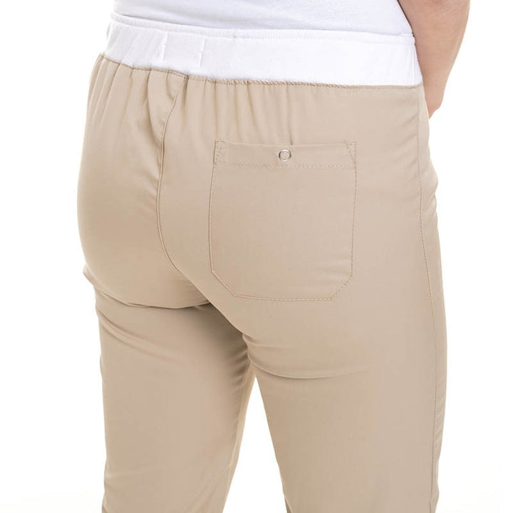 poche arriere pantalon beige cuisine femme