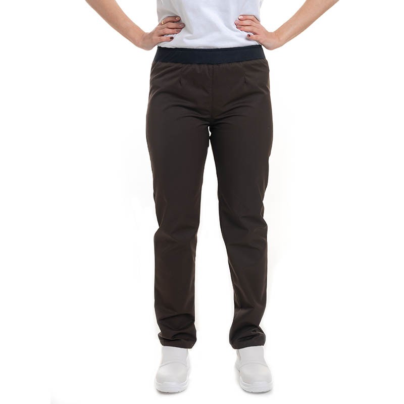 Women's Slim Beige Kitchen Trousers - MANELLI