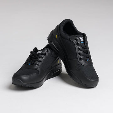 Basket de sécurité noire lacets