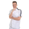 Veste de Cuisine Homme GC Score Blanche Liseré Noir - MOLINEL