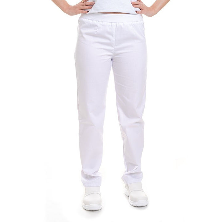 PANTALON SLIM BLANC FACE