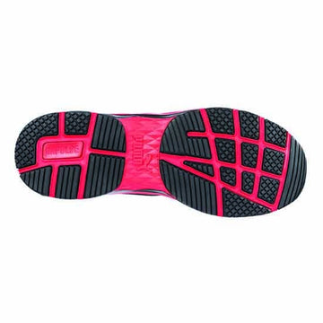 chaussures de securite noire et rouge