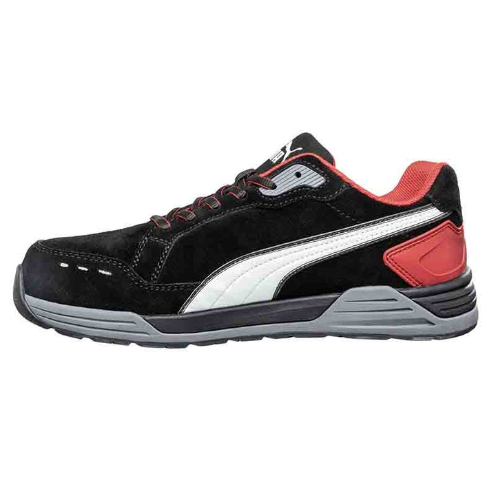 basket de sécurité puma noir et rouge