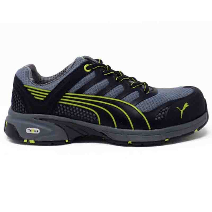 Basket de sécurité Puma Fuse motion verte - S1P. Tendance chaussures de sécurité.