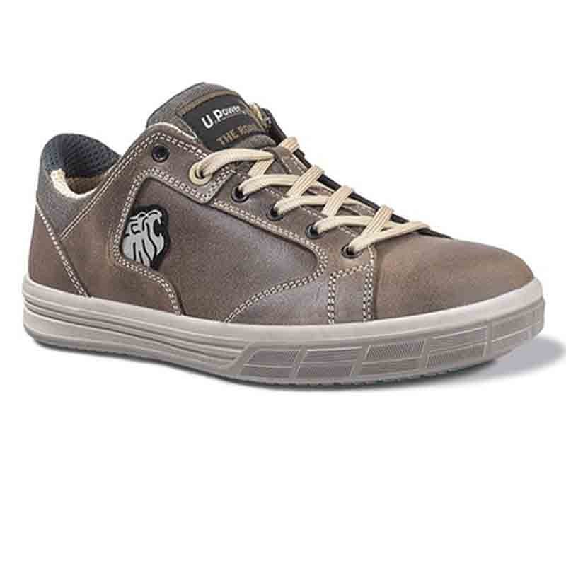 Chaussures de Sécurité Basket Beige S3 SRC, coque en aluminium