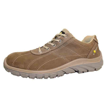 Chaussures de Sécurité S3, marron avec semelle souple.