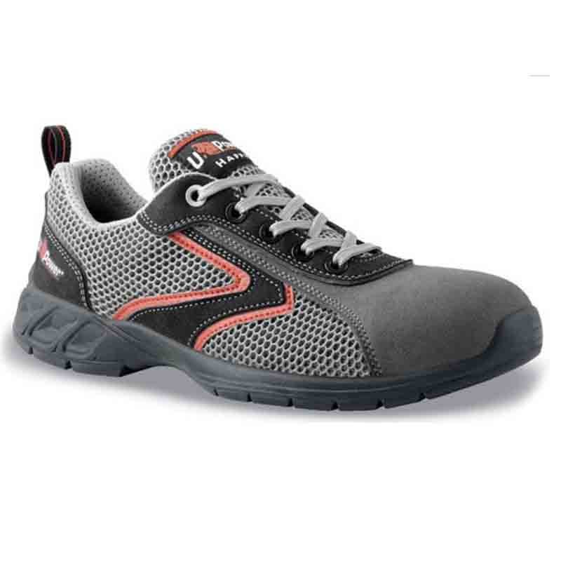 Chaussures de sécurité grise et rouge Shaker S1P SRC