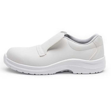 Chaussures de Sécurité boulanger Blanche Cat S2. Coque de sécurité en composite.