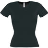 Tee-Shirt de Travail Femme Col V Noir - TOPTEX