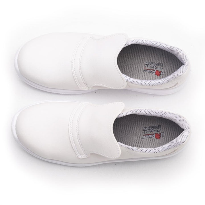 Chaussures de Sécurité Cuisine Blanche Cat S2. Elastique sans lacet.