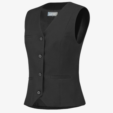gilet de service femme noir