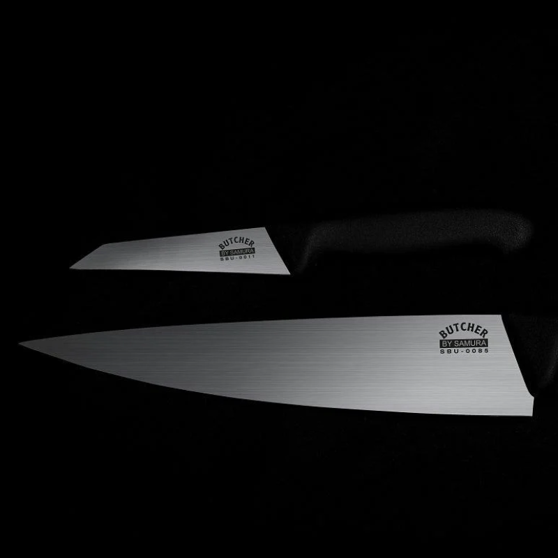2 couteaux de boucher Samura