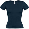 Tee Shirt de Travail Femme Col V Bleu Marine - TOPTEX