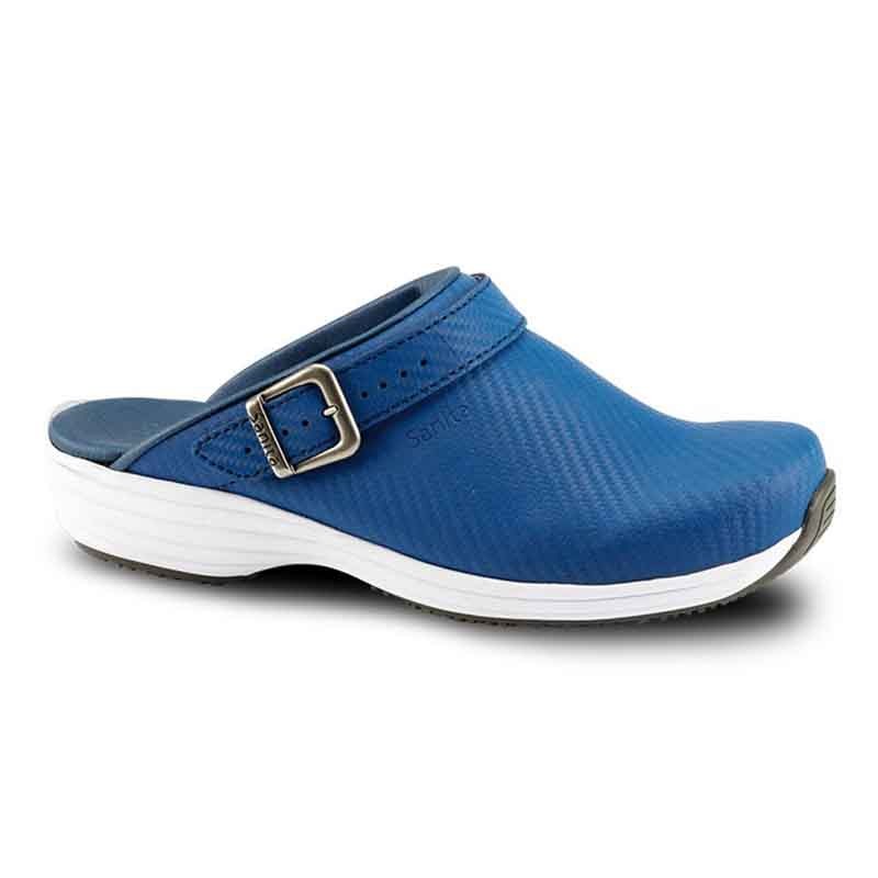 Sabots Médicaux Femme Carbon Bleu Sanita profil chaussure médicale