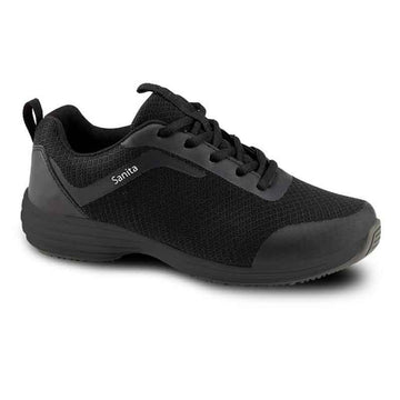 Baskets de sécurité Rider Noir Femme Sanita Chaussures de sécurité pour le médical