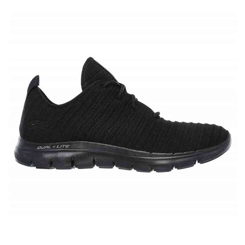 Baskets de travail femme Skechers noirs